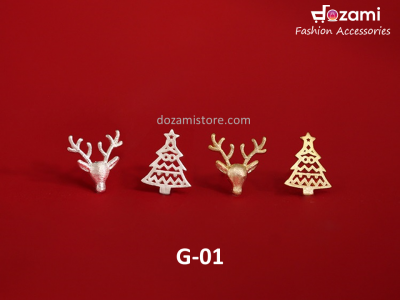 S925 Silver Korean Style Earrings Xmas Series (G-01)