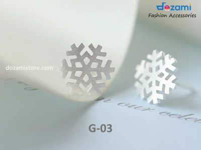 S925 Silver Korean Style Earrings Xmas Series (G-03)