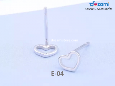 S925 Silver Korean Style Earrings Shape Series (E-04)