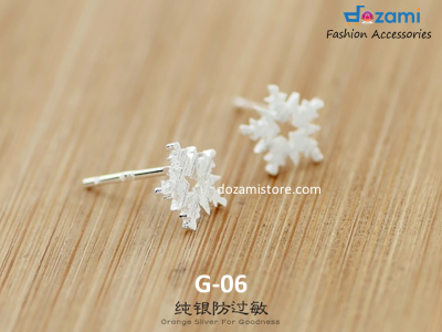 S925 Silver Korean Style Earrings Xmas Series (G-06)