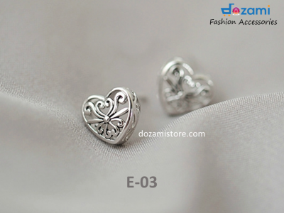 S925 Silver Korean Style Earrings Shape Series (E-03)