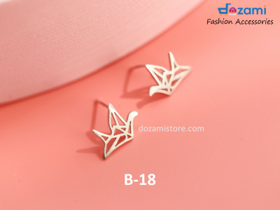 S925 Silver Korean Style Earrings Animal Series (B-18)