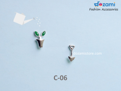 S925 Silver Korean Style Earrings Plant Series (C-06)