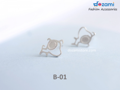 S925 Silver Korean Style Earrings Animal Series (B-01)