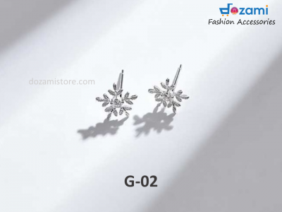 S925 Silver Korean Style Earrings Xmas Series (G-02)