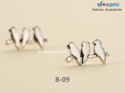 S925 Silver Korean Style Earrings Animal Series (B-09)