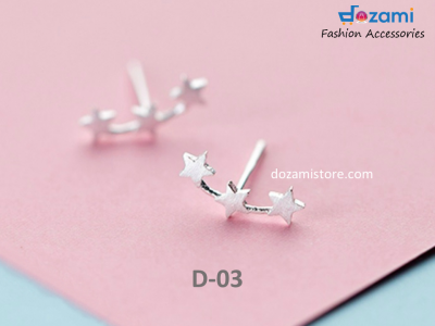 S925 Silver Korean Style Earrings Sky Series (D-03)