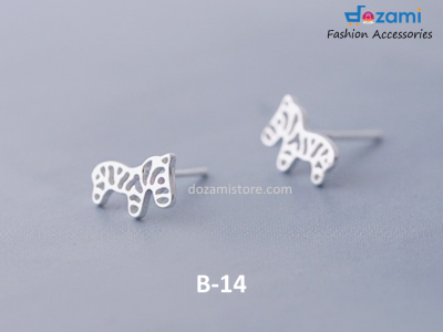 S925 Silver Korean Style Earrings Animal Series (B-14)