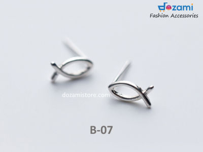 S925 Silver Korean Style Earrings Animal Series (B-07)